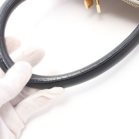 LOUIS VUITTON Alma O Monogram mini Blue Handbag Canvas Leather Ivory Dark navy - Picture 8 of 12